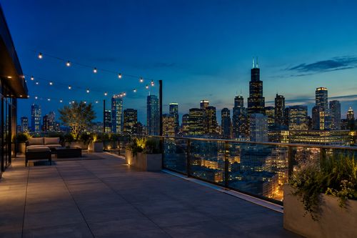 Rooftop Blue Hour
